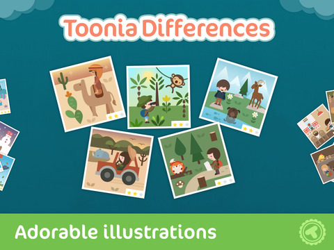 Toonia Differences - Find The Hidden Difference Between Two Pictures in Fun Educational Game for Kids & Parents screenshot 7