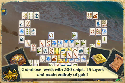 Mahjong Gold 2 Pirates Island Solitaire Free - náhled
