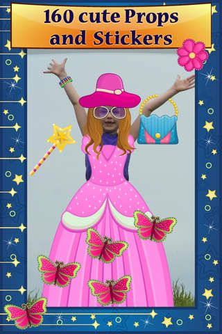 My Princess Photo Booth- Dress up props and sticke - náhled