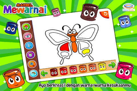 Marbel Mewarnai - náhled