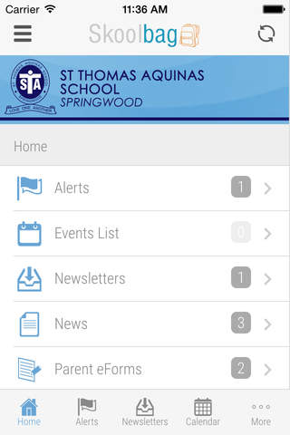 St Thomas Aquinas Springwood - Skoolbag - náhled