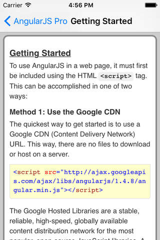 AngularJS Pro FREE - náhled