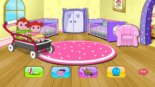 Alice's playingtime with baby twins - free kid games screenshot 4