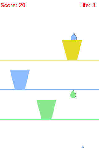 Collect Colorful Raindrop With Glass Cup at Finger - náhled