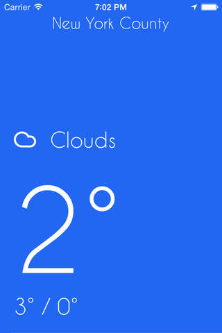 iWeather - Minimal, simple, clean weather app - náhled