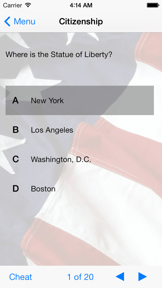 U.S. Citizenship Test screenshot 2