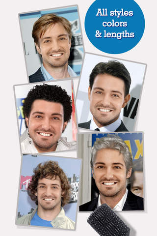 FACEinHOLE® Hairstyles for Men - Change your hairc - náhled