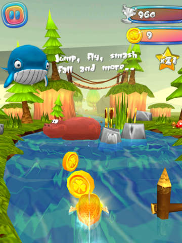 Choppy Fish - Endless Forest Run screenshot 8