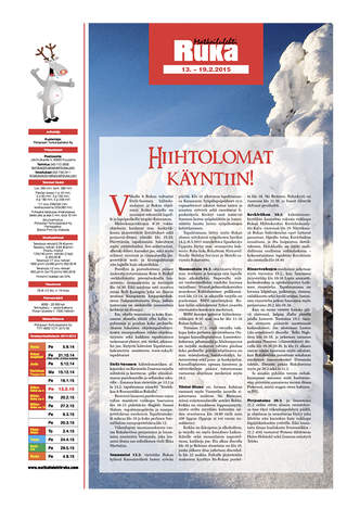 Matkailulehti Ruka - náhled
