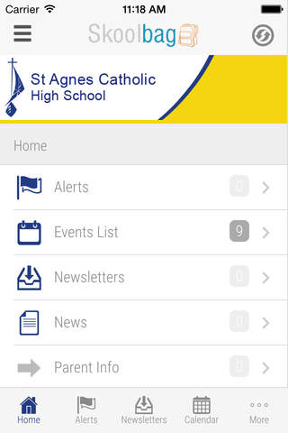 St Agnes Catholic High - Skoolbag - náhled