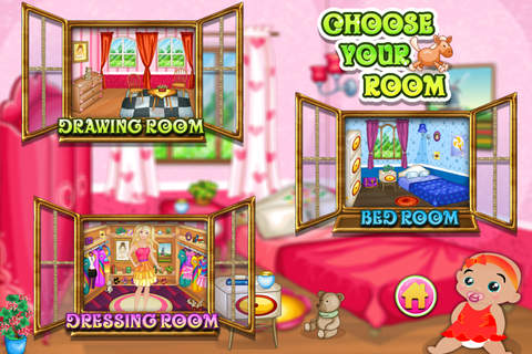 Makeover New Born Baby House -kids game - náhled