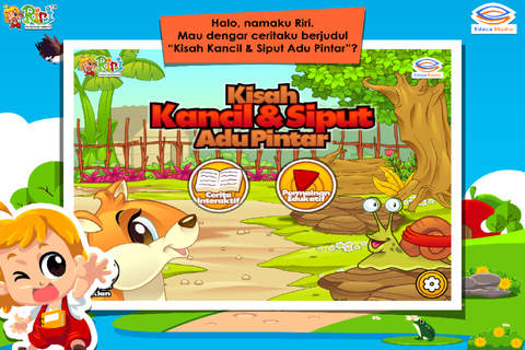 Kancil dan Siput Adu Pintar - Buku Cerita Anak Int - náhled