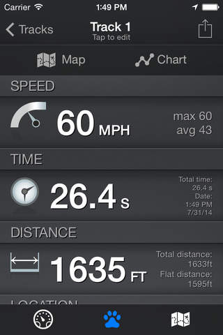 Race Log - Drive Performance Meter - náhled