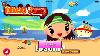 Princess Jump Pro : Fashion Girl Have Fun On The Beach screenshot 1