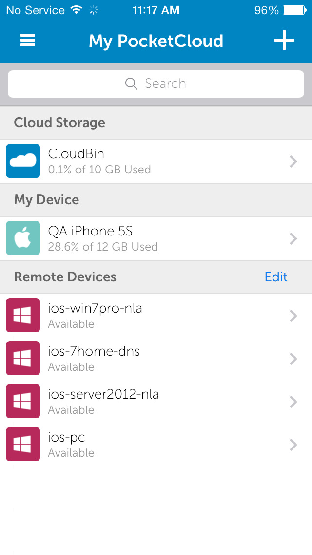 PocketCloud Remote Desktop - RDP / VNC screenshot 2