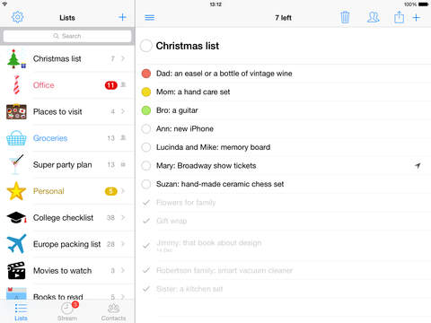 Pocket Lists – Checklists & Reminders screenshot 6