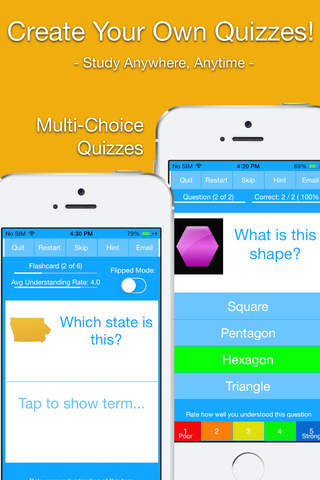 Quiz and Flashcard Maker - náhled