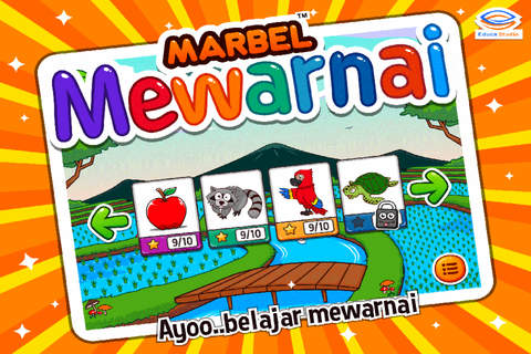 Marbel Mewarnai - náhled