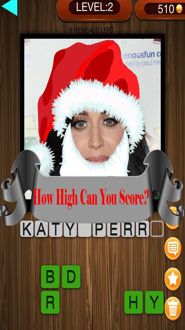 Christmas Factor Celebrity Santa Guess Who Pics Trivia Quiz - The Free App screenshot 3