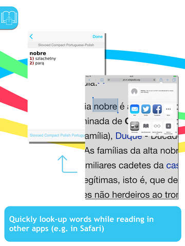 Portuguese <-> Polish Slovoed Compact dictionary screenshot 8