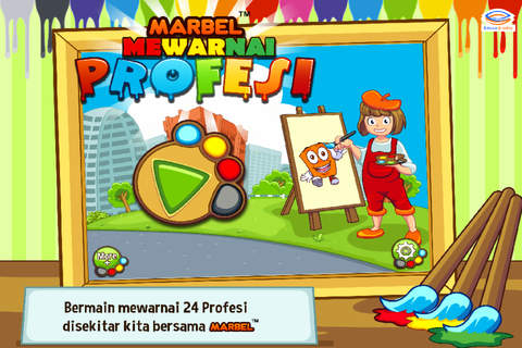 Marbel Mewarnai Profesi - náhled