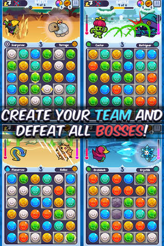 Pico Pets Puzzle - Monster Match-3 Game - náhled