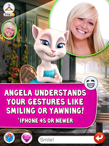 Talking Angela for iPad screenshot 2
