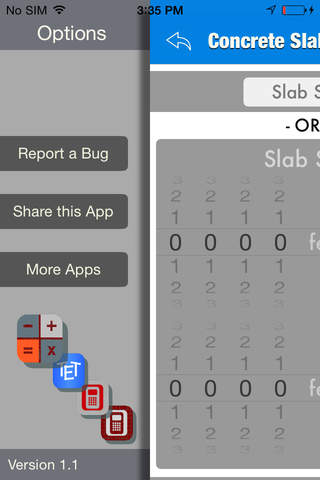 Concrete Slab Project Calculator - náhled