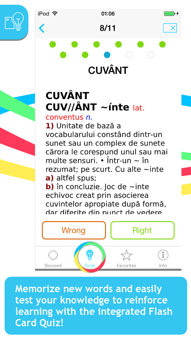 Romanian Explanatory Slovoed Classic dictionary screenshot 4