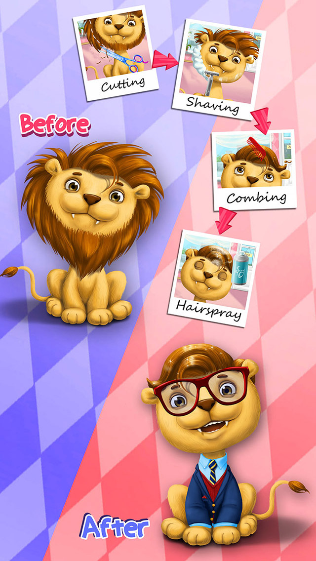 Animal Hair Salon - Kids Game screenshot 4
