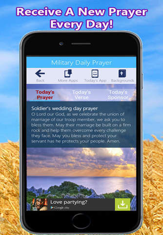 Military Prayer App - náhled