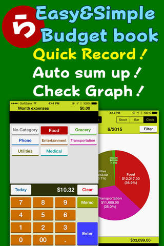 RaCaibo - Easy & Simple Budget book - náhled