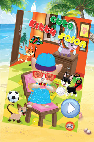 Cute Kitty Salon - Crazy little pet wash, dressup  - náhled