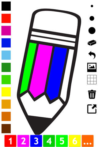 At school coloring book for children - náhled