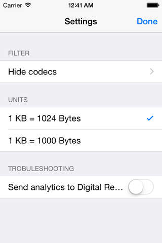 Video Space Calculator - náhled