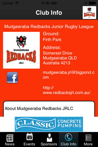 Mudgeeraba Redbacks Junior Rugby League Club - náhled