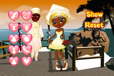 African Bride Dress Up - náhled