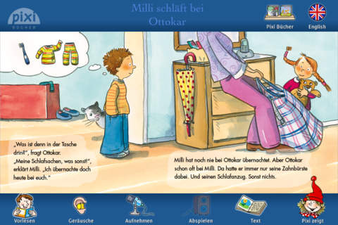 Pixi Buch „Milli schläft bei Ottokar“ für iPhone - náhled