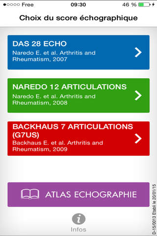 SCORES ECHO : Scoring échographique dans la polyar - náhled