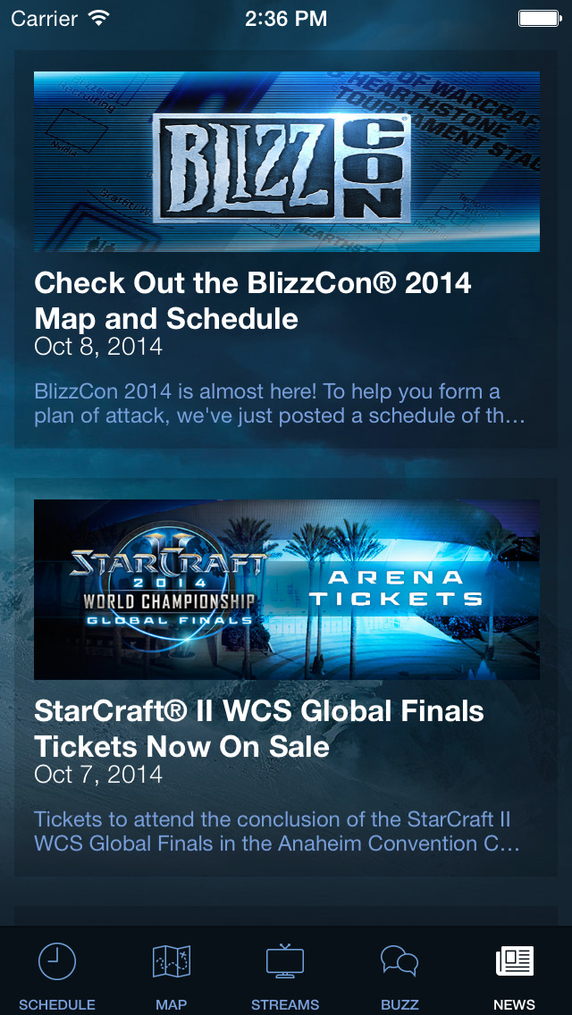 BlizzCon Mobile screenshot 5