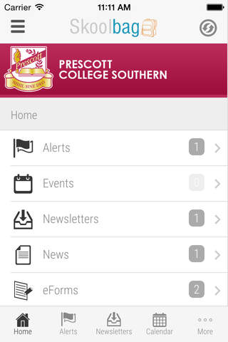 Prescott College Southern - Skoolbag - náhled