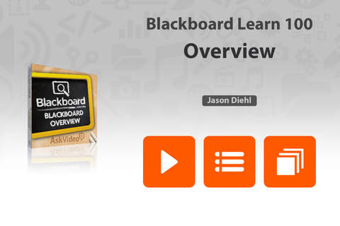 Overview of Blackboard Learn - náhled