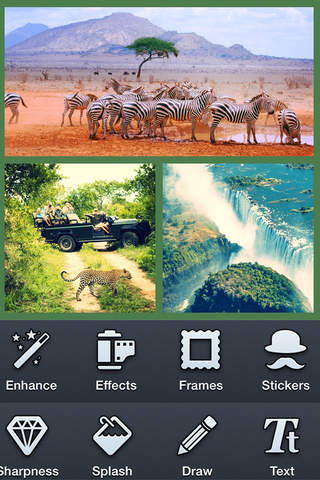 HD Collage Editor - náhled