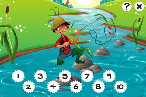 A Fishing Counting Game for Children to learn and  - náhled