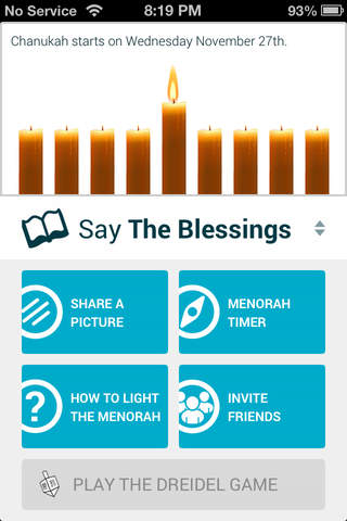 Chanukah Guide - Jewish Holiday Season App - náhled