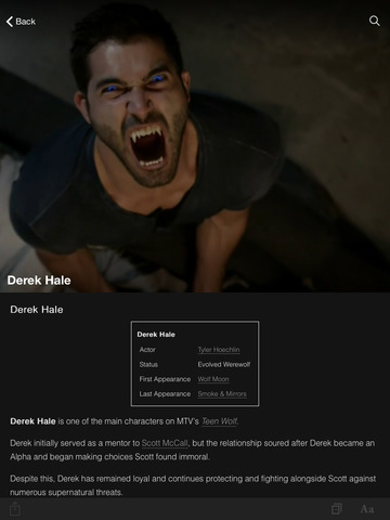 Wikia Fan App for: Teen Wolf screenshot 7