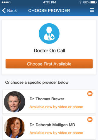 PhysicianNow - náhled