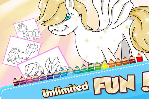 ` Pony Coloring book for Kids and Toddler Activiti - náhled