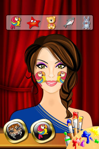 Princess Face Paint - A tattoo maker & funny face  - náhled