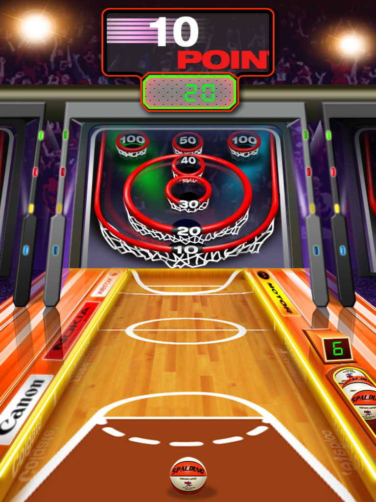 App Shopper: Skee Basket Ball FREE - Skee Ball Style Arcade Bowling ...